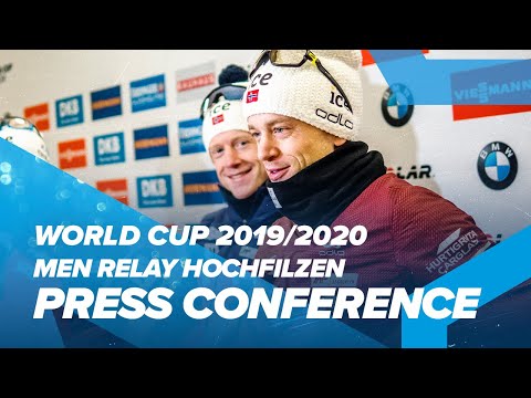 Hochfilzen Men Relay Press Conference