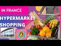 Hypermarket Shopping in France