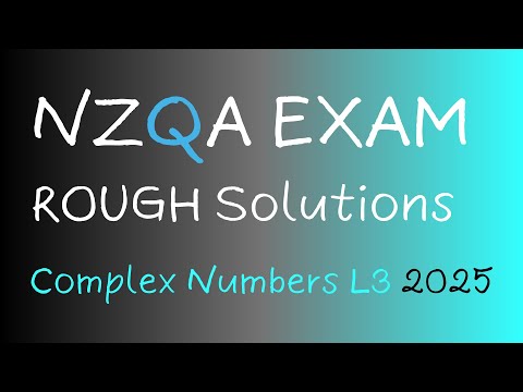 Rough and Ready: Algebra and Complex NumbersLevel 3 2025 - YouTube