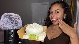 asmr : pandan coconut cake