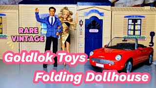 Restoring Barbie 1999 Vintage Folding Dollhouse: Goldlok Toys 🧸 