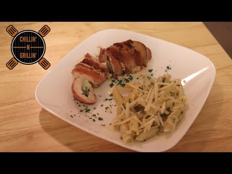 BACON-WRAPPED CHICKEN & PENNE PASTA