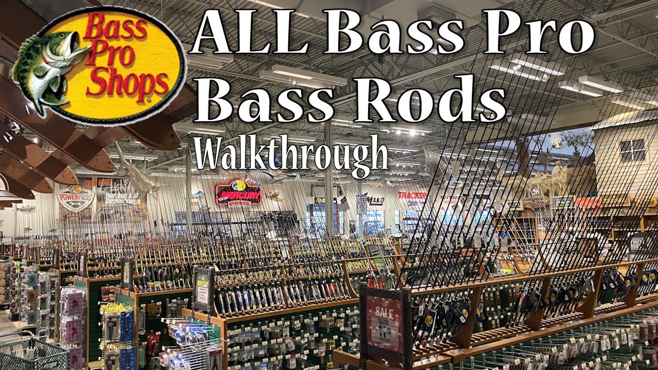 Bass Pro Shop Fishing Rods! Walkthrough! Fishing Rod Setup for