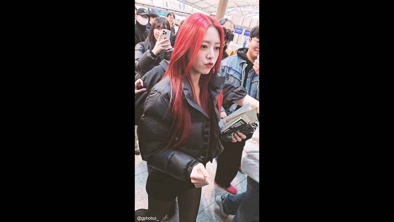 240217 itzy 있지 유나 yuna 인천공항 출국 직캠