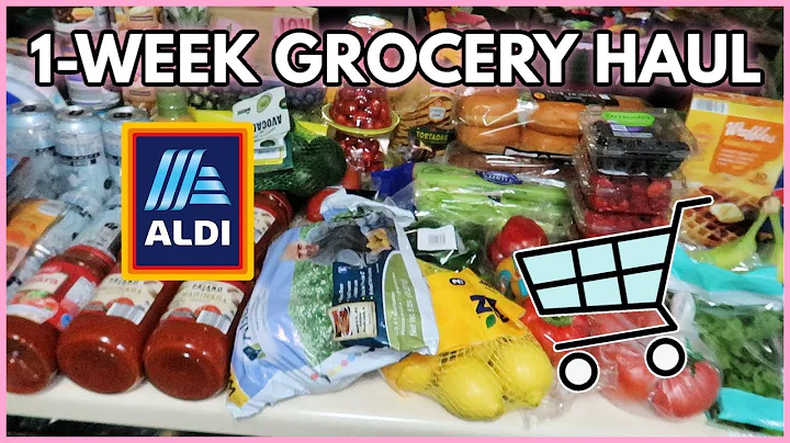 1-Week Family Meal Plan and Grocery Haul | ALDI HAUL