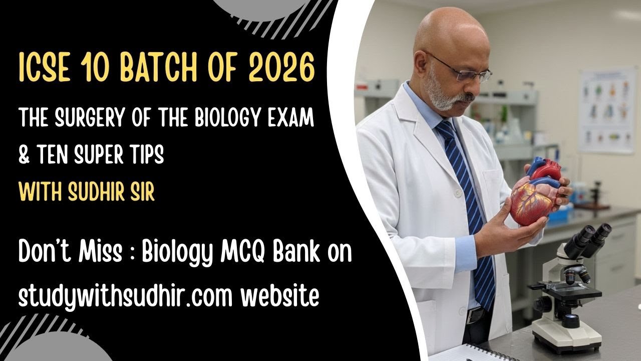 How to prepare to score 100% in ICSE Class 10 Biology | 2026 Board Exams 