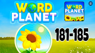 WORD PLANET NILE 2 level 181 182 183 184 185
