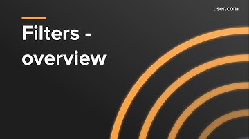 Filters in user.com - overview