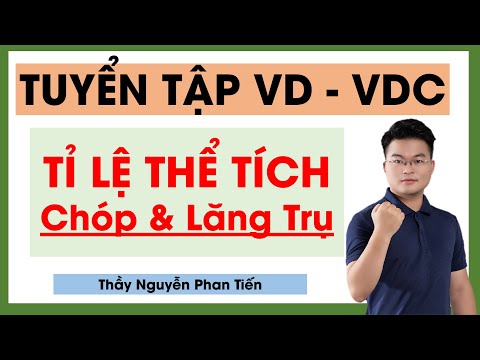 Video Tỉ Lệ Thể Tích Chóp & Lăng Trụ VD - VDC || Thầy Nguyễn... - youtube