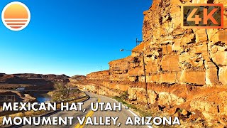 Mexican Hat, Utah to Monument Valley as the Sun Sets! Drive with me! screenshot 5