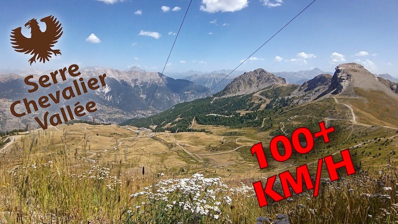 (Hors série) Tyrolienne de Serre Chevalier, 100+ KM/H !!!!