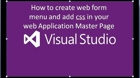 Create Menu and CSS through asp.net controls......