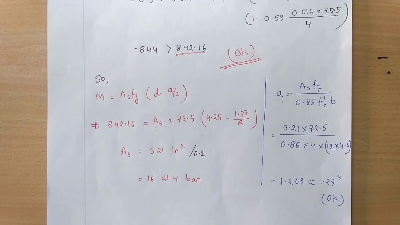 Reinforcement Stair Design Calculation Bangla Tutorial - Part 02