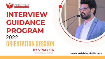 [ ORIENTATON SESSION ] INTERVIEW GUIDANCE PROGRAM 2022 | By Vinay Sir