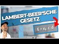Lambert-Beersche Gesetz || Physik für Mediziner || Physik Grundlagen