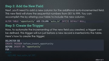 How to Add an Auto-Incremented Field in MySQL from 001 to 999 Besides Original ID