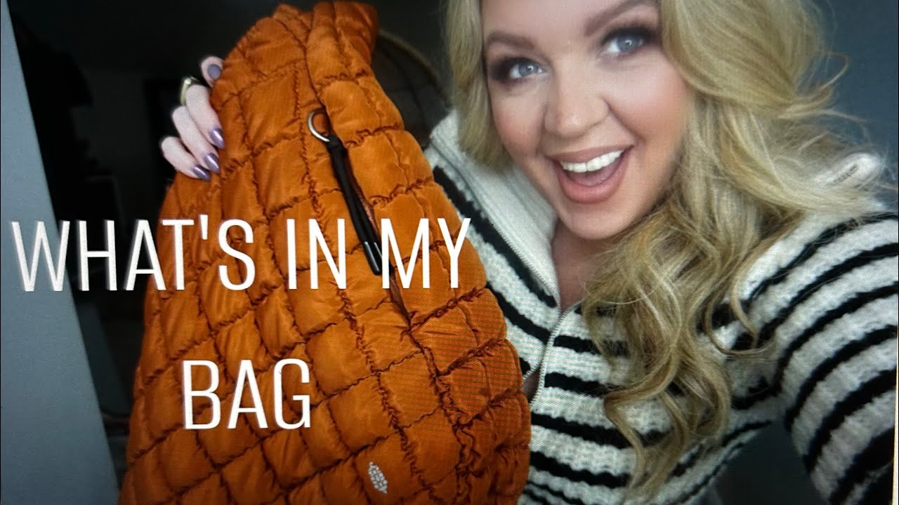 WHAT'S IN MY FREE PEOPLE MOVEMENT Quilted Carryall - YouTube