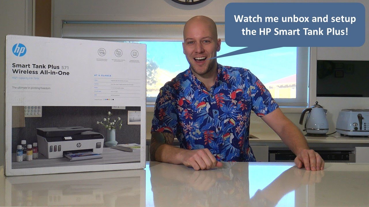 HP Smart Tank Setup and Unboxing 