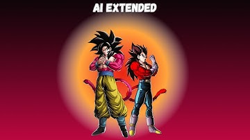 Dokkan LR PHY SSJ4 Goku and Vegeta Active Skill OST | AI Reimagined