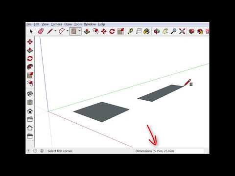 203 Use Rectangle and Push/Pull to draw a cube - 3D CAD Fundamental