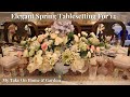 Elegant Spring Tablesetting for 12!!