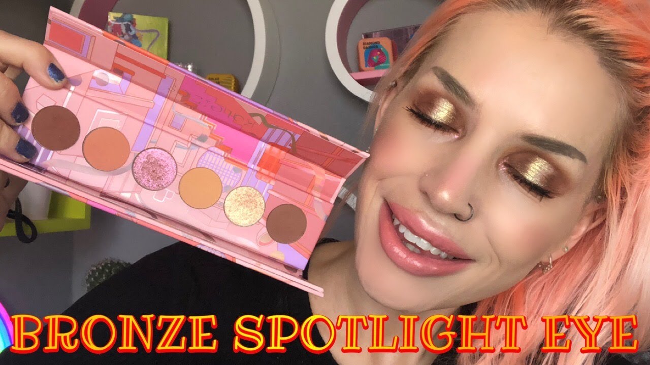 Kaleidos Make up 'SHASHIMI' City Palette Tutorial // Bronze Spotlight Eye