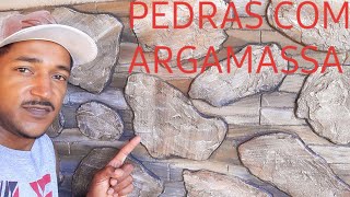 DY EFEITO PEDRA COM ARGAMASSA CORES CASEIRAS SUPER FACIL