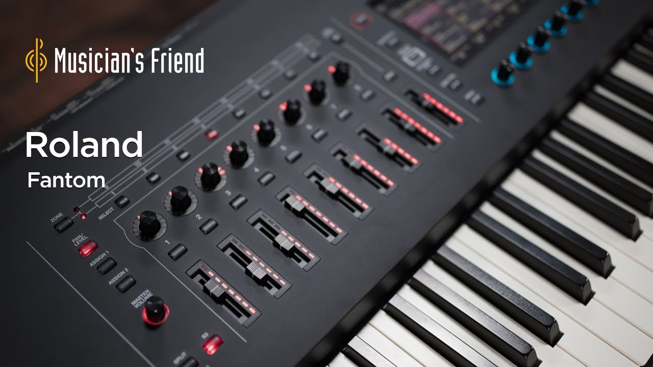 Roland Fantom Synthesizer Workstation Demo Overview And Features Youtube