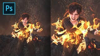 Photoshop Fire Effect Tutorial screenshot 2