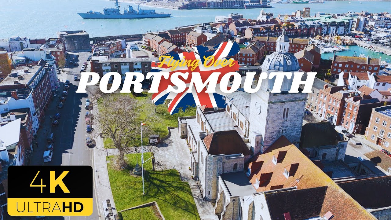 Portsmouth From Above | Stunning 4K Drone Footage