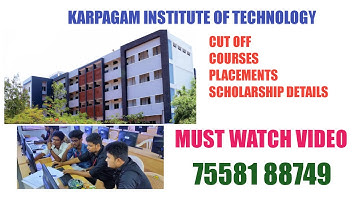KARPAGAM INSTITUTE OF TECHNOLOGY/ COIMBATORE