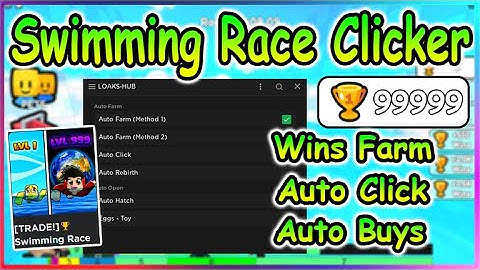 [NEW] Roblox Swim Race Clicker Script - Wins Farm | Auto Click | Auto Buy