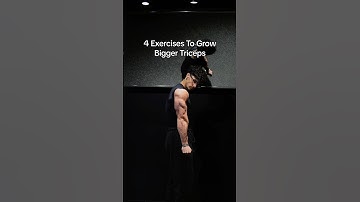 4 Exercises To Grow Bigger Triceps 🦾