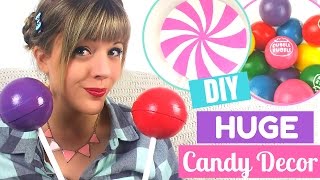 🍭DIY HUGE CANDY Room Decor Tutorial-Easy and Affordable!