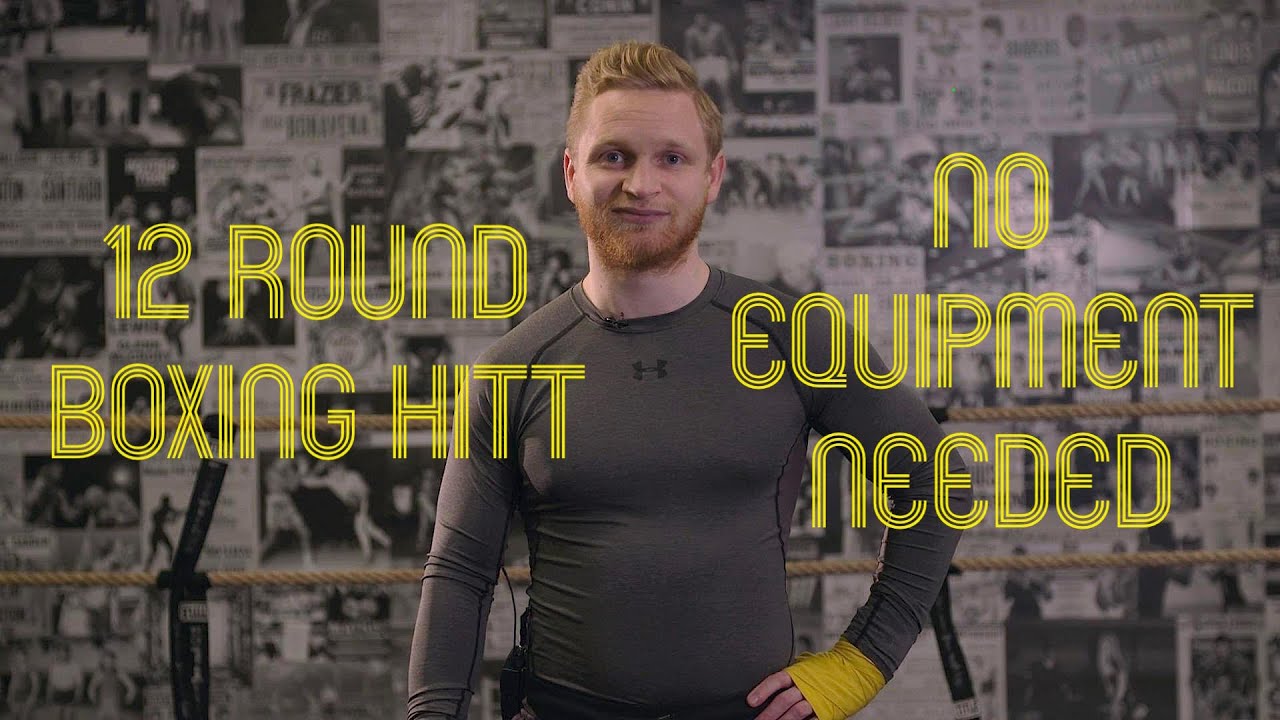 12 Round Boxing Workout - No Equipment Needed - YouTube