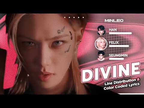 Stray Kids — DIVINE | Line Distribution & Color Coded Lyrics