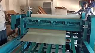 Corrugated Sheet Reel to Sheet Cutter Machine Separate Gear type, Murali Agency Madurai India