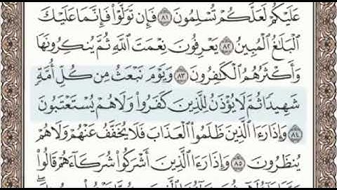 سورة النحل الصفحة 276 من الاية 80 الى 87 عبدالباسط عبدالصمد مجود