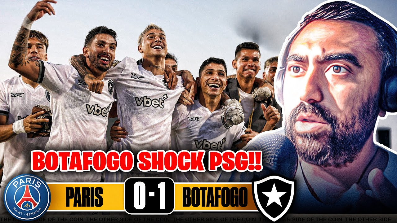 Pugah Cwc Reactions Botafogo SHOCK European Champions PSG!! | PSG 0-1 Botafogo MATCH ...