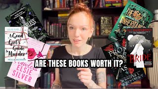 BOOKTOK BOOKS: ARE THESE WORTH IT?🗡️ #booktok #popularbooks #bookreview #booktube #books