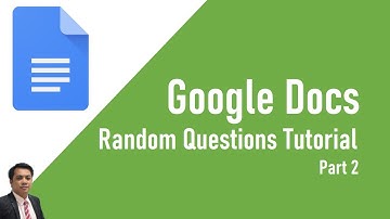 Google Docs create template on how to Generate Random Questions