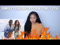 GIMS - ONLY YOU FEAT. DHURATA DORA (CLIP OFFICIEL) REACTION | CARINE TONI