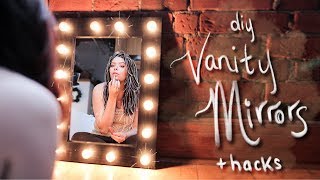 DIY Your Own Dream Vanity Mirror Setup 4 ways!!