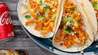 How to Make Buffalo Chicken Tacos Buffalo Chicken Tacos Bubbies Kitchen Bubbies Com