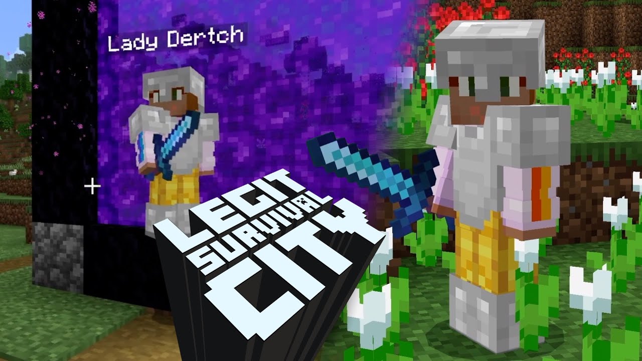 Lady Dertch Joins City Server | Legit Survival City