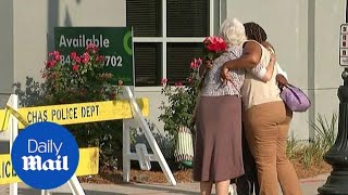 Charleston residents express shock and grief at church shooting - Daily Mail