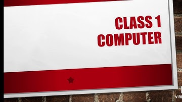 Class-1, Subject-Computer, Chapter-3(Parts of a computer), Revision-2 by Mrs Sunidhi