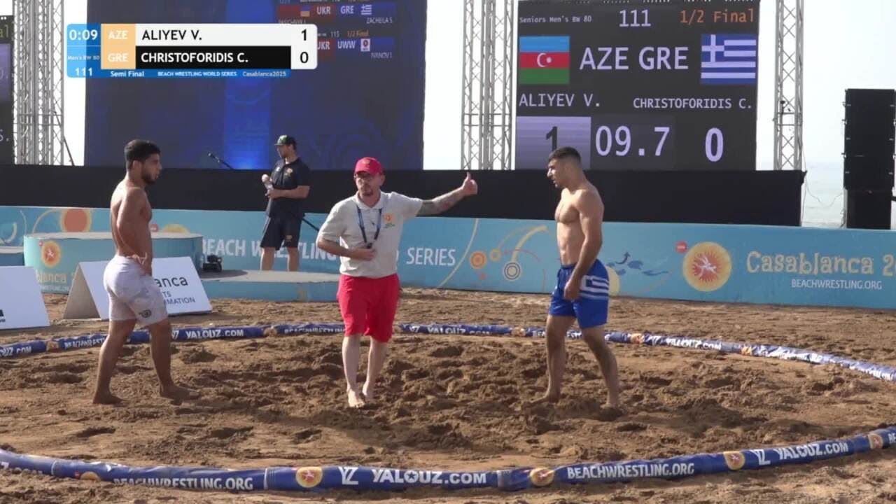 Vusal ALIYEV (AZE) vs. Christos CHRISTOFORIDIS (GRE) • Semi Final • Men's BW 80Kg