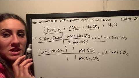 How to Determine how Much Excess Reactant Remains