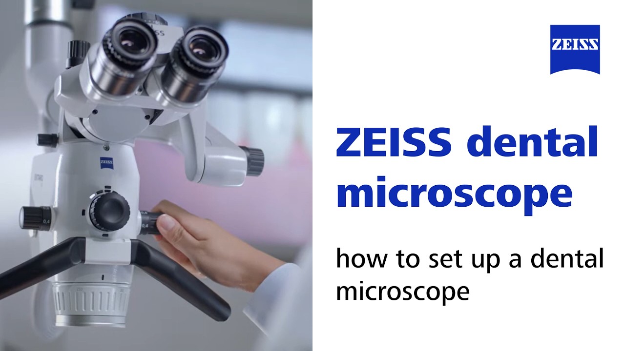 Как настроить дентальный микроскоп ZEISS